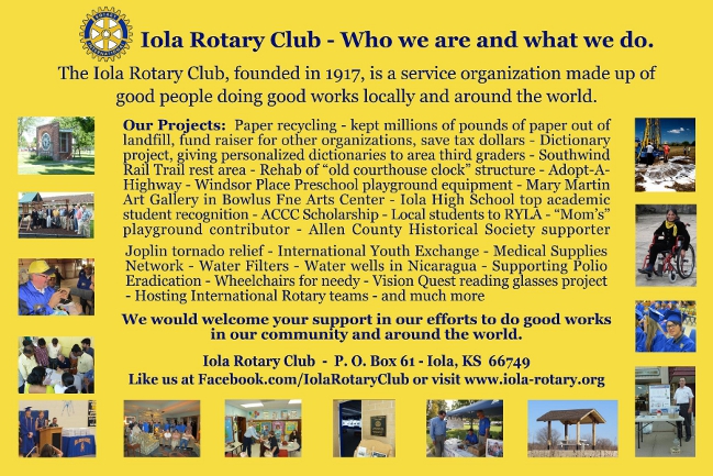 Iola Rotary Projects